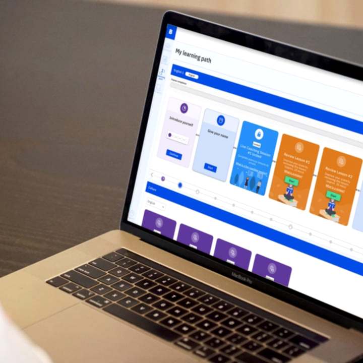 online English course syllabus and structured learning path