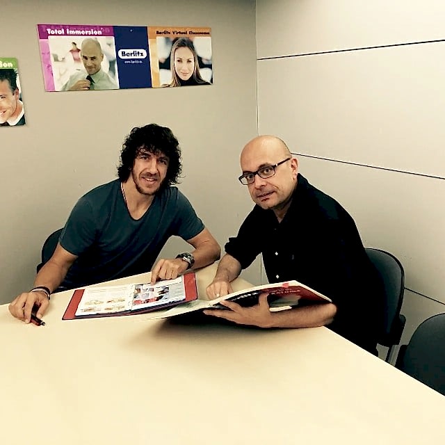 Ünlü Berlitz Öğrencileri Barcelona'lı Futbolcu Carles Puyol